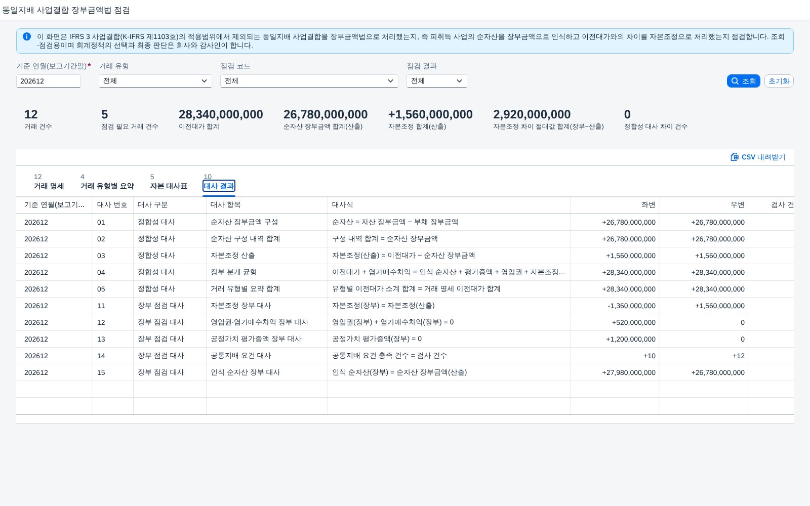 대사 결과 대사 결과