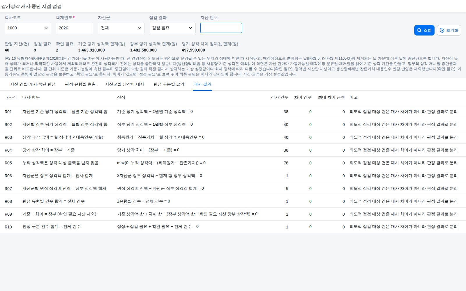 대사 결과 대사 결과