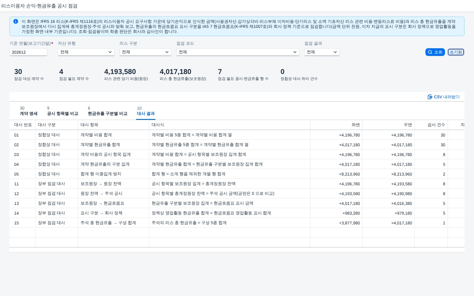 대사 결과 대사 결과